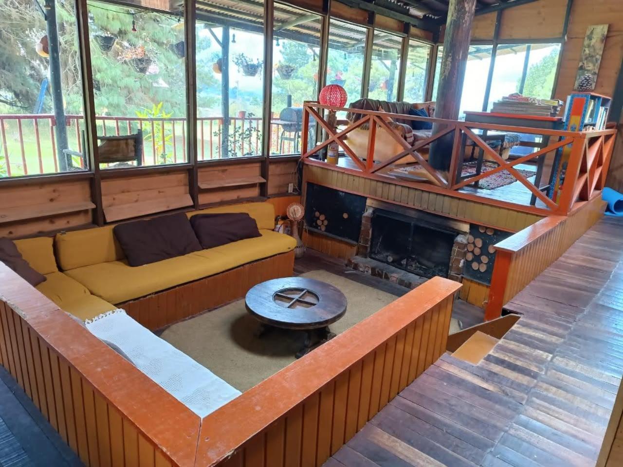 Chalets Amarelo Suesca Exteriör bild